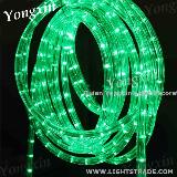 Waterproof Solar Flexible Neon Led Rope Lights Round 2 Wires