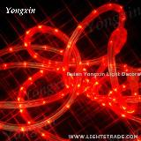 120V Red Round Led Rope Light for Holiday Outdoor Decoration