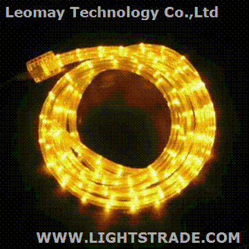 2 Wire Flat Led Rope Light-Yellow
