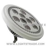9W High Power LED Grille Spotlight AR111 with G53 base (Fin-type)