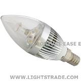 3W Dimmable LED Candle bulb with E14/E27/E12