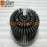 94mm black anodized round cold forging led cooler, radiator