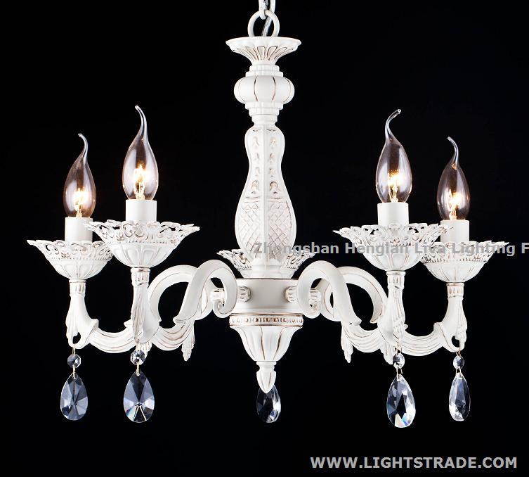 5-Lit Classic Crystal Chandelier