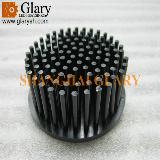 GLR-PF-070030 70mm Round Pin Fin LED Cooler, Cold Forged AL1070 LED Light Heatsinks