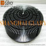 GLR-PF-182035 182mm 60W Round LED Radiator,Cooler,Heatsinks, Cold Forged AL1070 Part