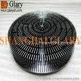 GLR-PF-210037 210mm 80W High Power Cold Forging LED Heatsink AL1070 Cooling