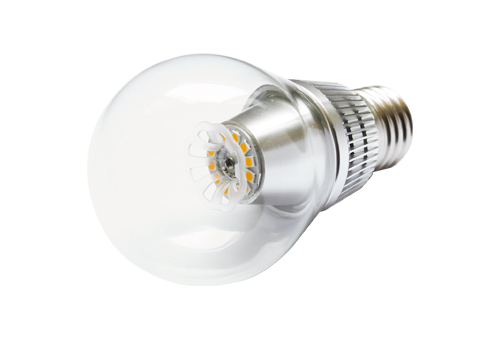 A19 Warm White 2400K CRI 80 360 °E14 5W LED flower-shaped Globe Bulb