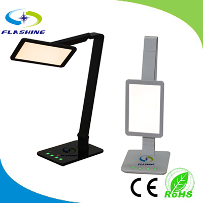 Touch Control LED Flat Luminous Desk Lamp 10W