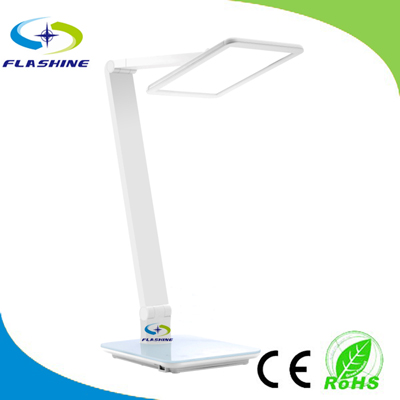 Flexible LED Light Table Desk Lamp Touch Sensor Adjustable brightness USB Charge White