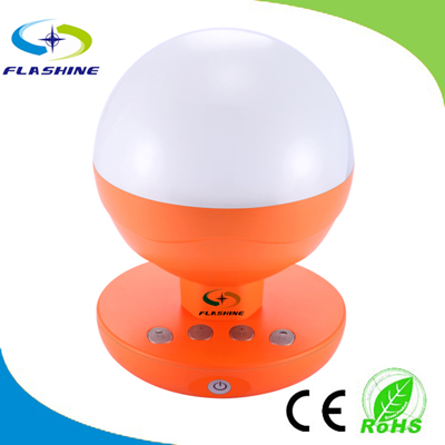 Ball-Shaped Dimmable Touch Switch LED Desk Lamp 2 Watt, Orange