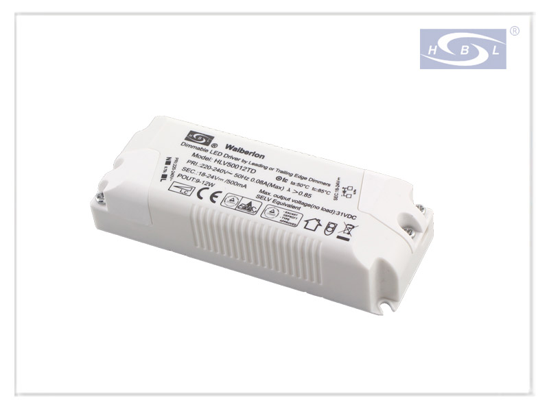CE TUV EMC RoHS 550mA,12W Triac Dimmable Constant Current LED driver