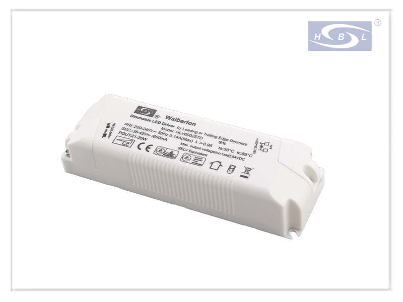 CE TUV EMC RoHS 350mA,25W Triac Dimmable Constant Current LED driver