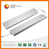 led tri-proof linear light fixture with transparent PVC bracket for parking