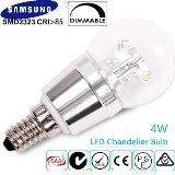 2014 hot G45 E27 E14 dimmable 4w led bulb CRI 85