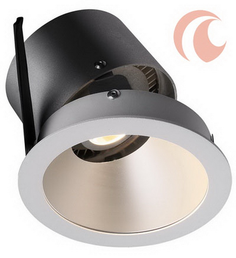 7W Indoor LED Downlight White / Silver