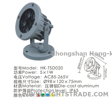HK-TSD020 5W LED Flood Light
