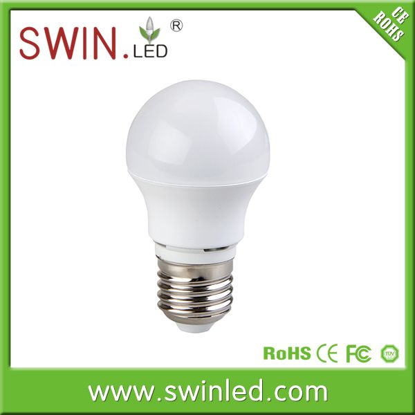 Warm white cool white popular 5w led bulb light globe E27 B22 for home lighting