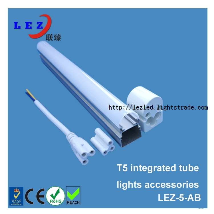 Integrated LED tube T5 led tube light parts with CE&RoHS certification