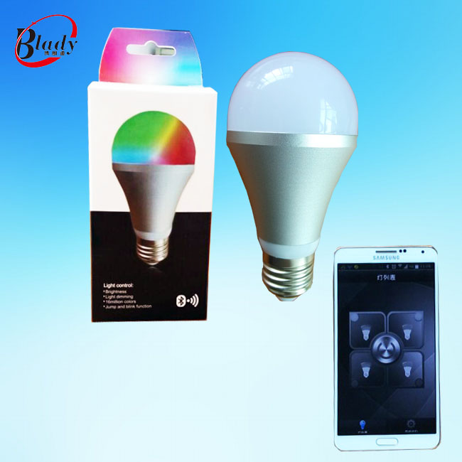 High quality led RGBW bluetooth bulb