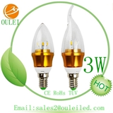 LED candle bulb 2w 3w 4w 5w with e27 e14 b22 base