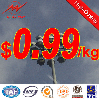 High Mast lighting pole for stadium lighting