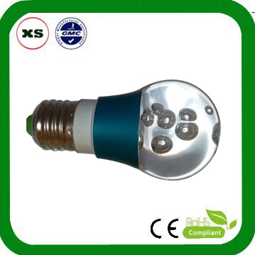 LED RGB Bulb 3w with remote control 2014 new arrival passed CE and RoHS