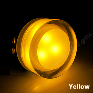 LED RGB down light 1w 3w 6w with acrylic round face passed CE and RoHS