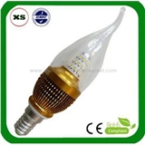LED candle lamp E14 4W LED Smd3014 Candle Bulb with CE and RoHS