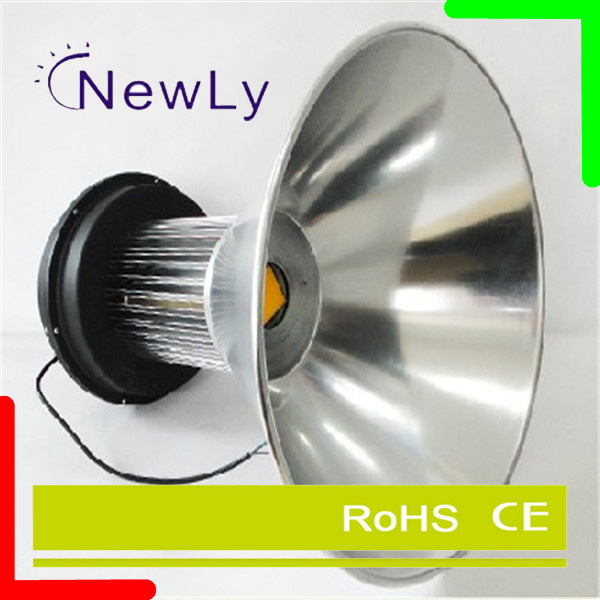CE and RoHS ip65 cob industrial led high bay light 100w