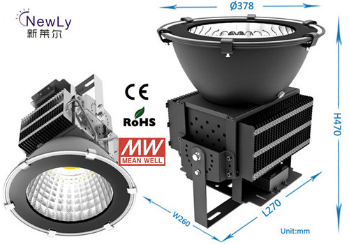 Hot sellings with IES 100W 120W 150W led high bay light