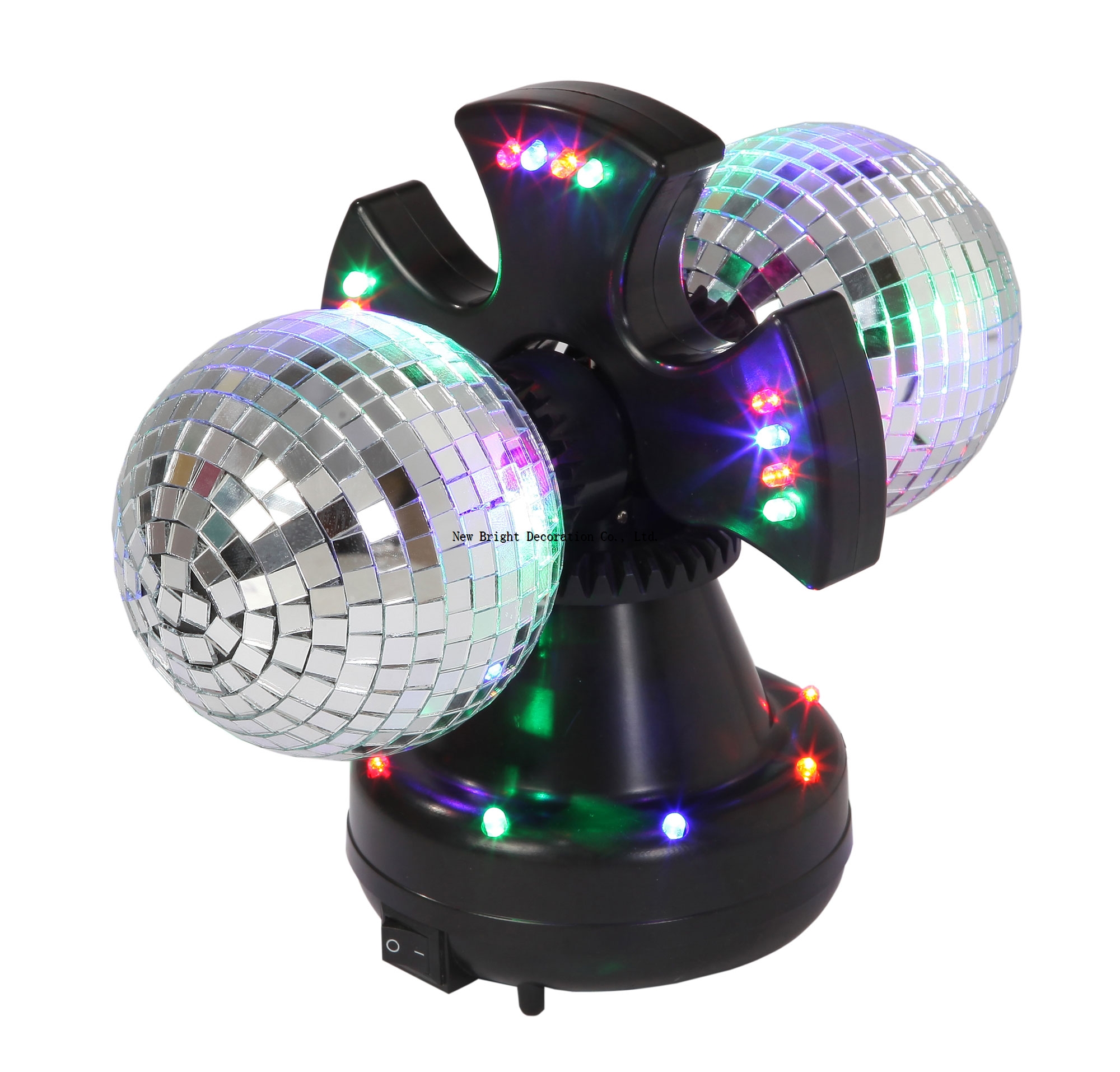 LED 4“ Twin Mirror Ball lamp