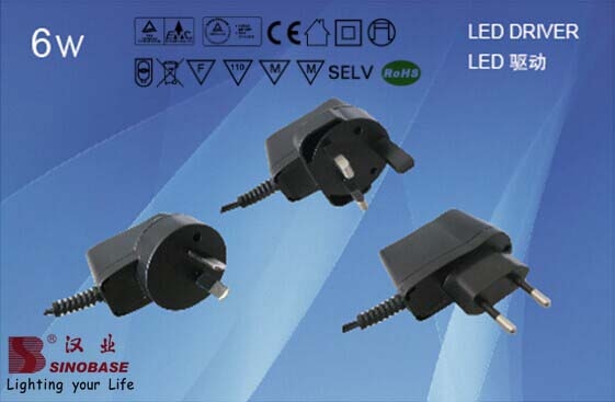LED Driver - Constant Current or Constant Voltage - 3-6W - Plug-in type
