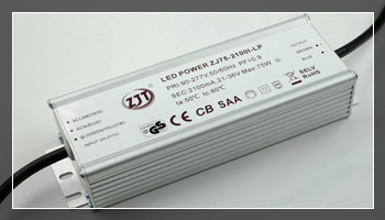 75W-2100mA WATERPROOF CONSTANT CURRENT LED DRIVER