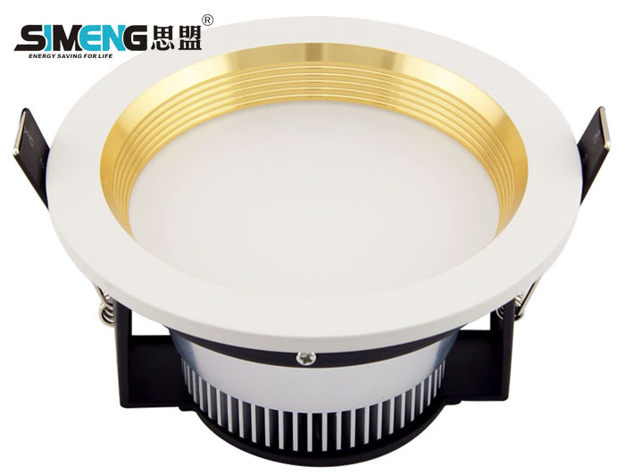 The new SMD 4 inch downlight 9W factory direct sales of high-grade downlight shell SiMeng finished