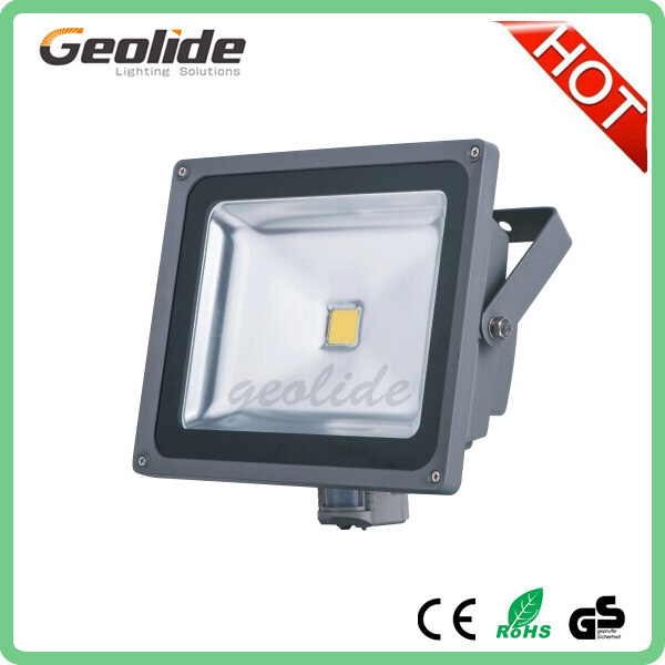High Quality CE/ROHS 50W LED Flood Light with PIR sensor