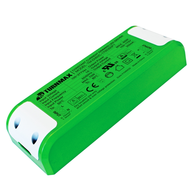 TURNMAX, TM-D060C Dimming Series 60W, Constant Current Mode, 0-10V & PWM Combined Dimmer Mode