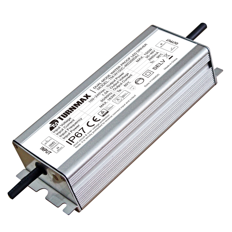 TURNMAX, TM-W150V/C WaterProof Series 150W, Constant Current/ Constant Voltage Dual Mode, IP67 