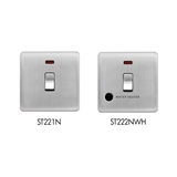 Metal Curve Profile Screwless-20 AMP Switches