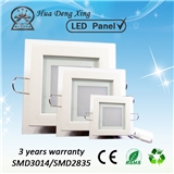 9W LED square panel light 