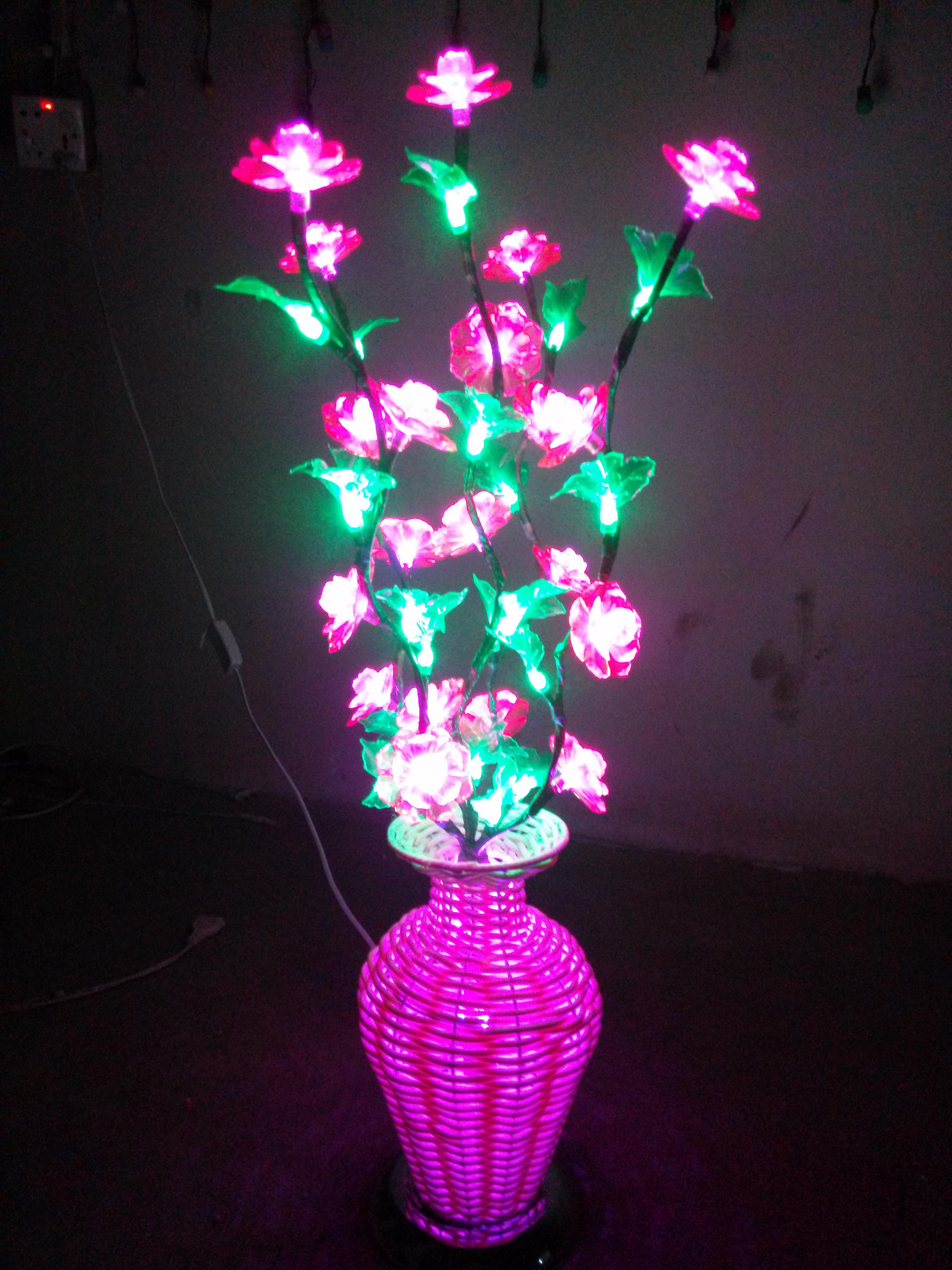 led decorative led flower lights