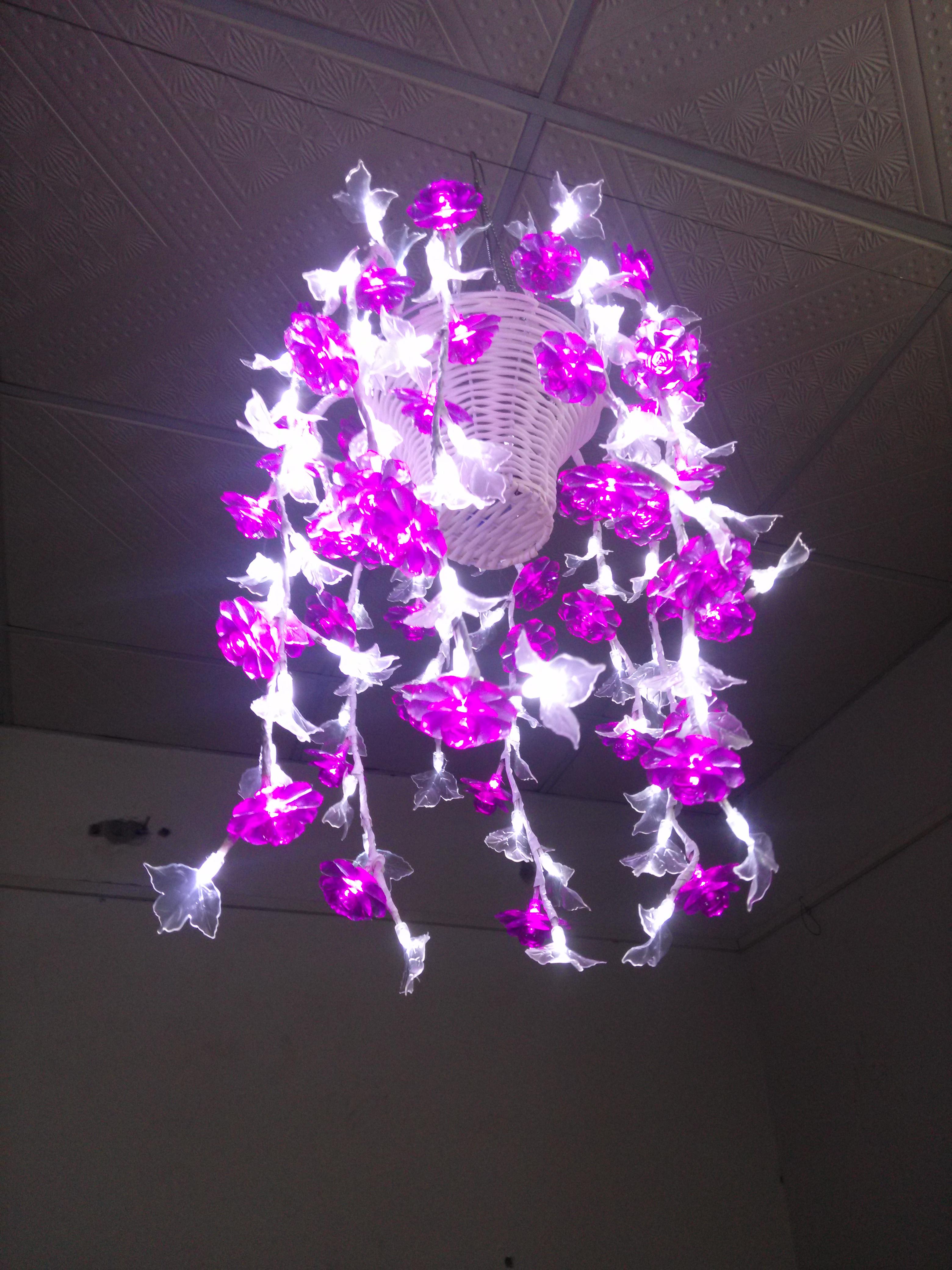 led light led flower vase light