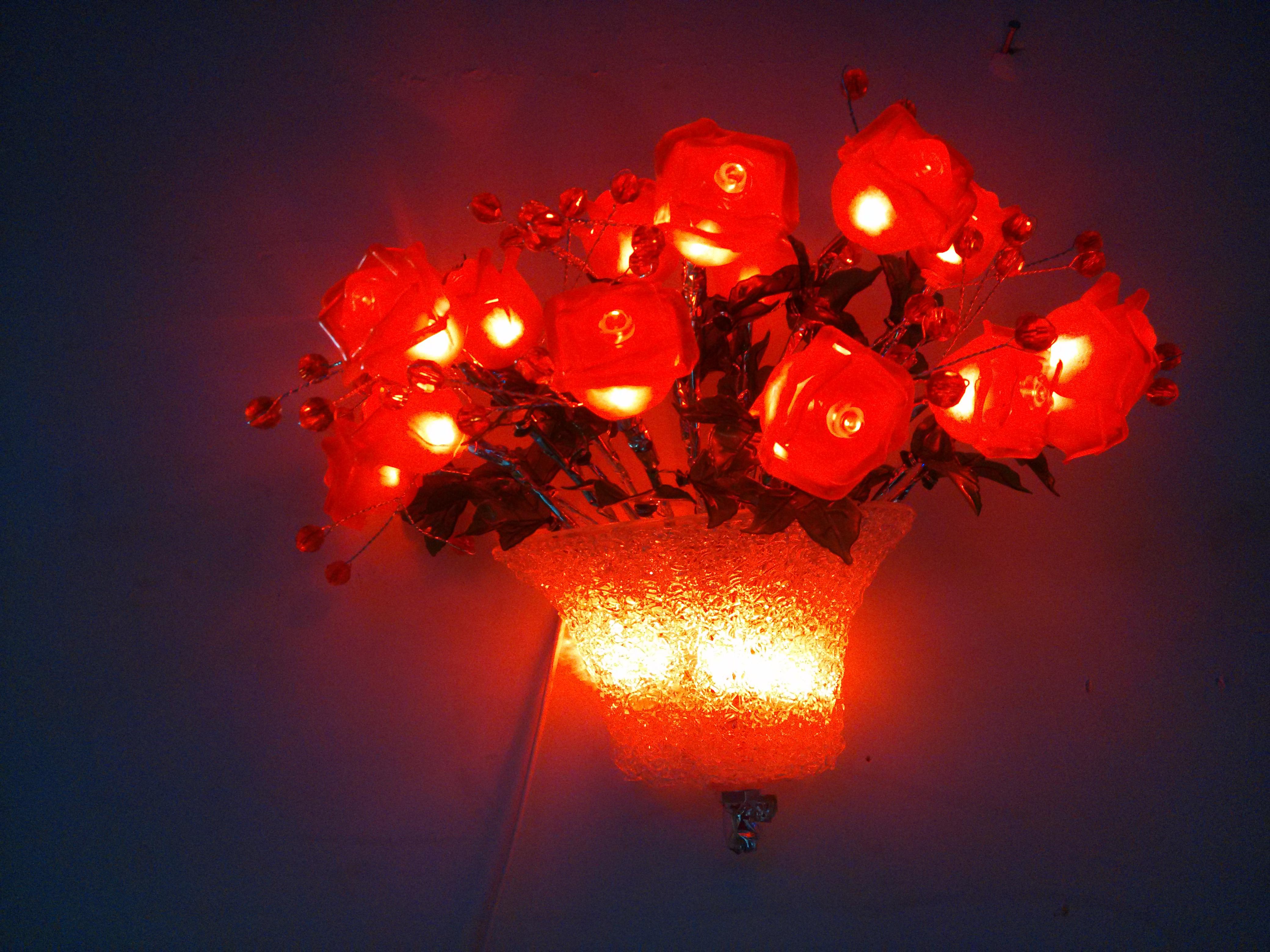 home decor led flower light