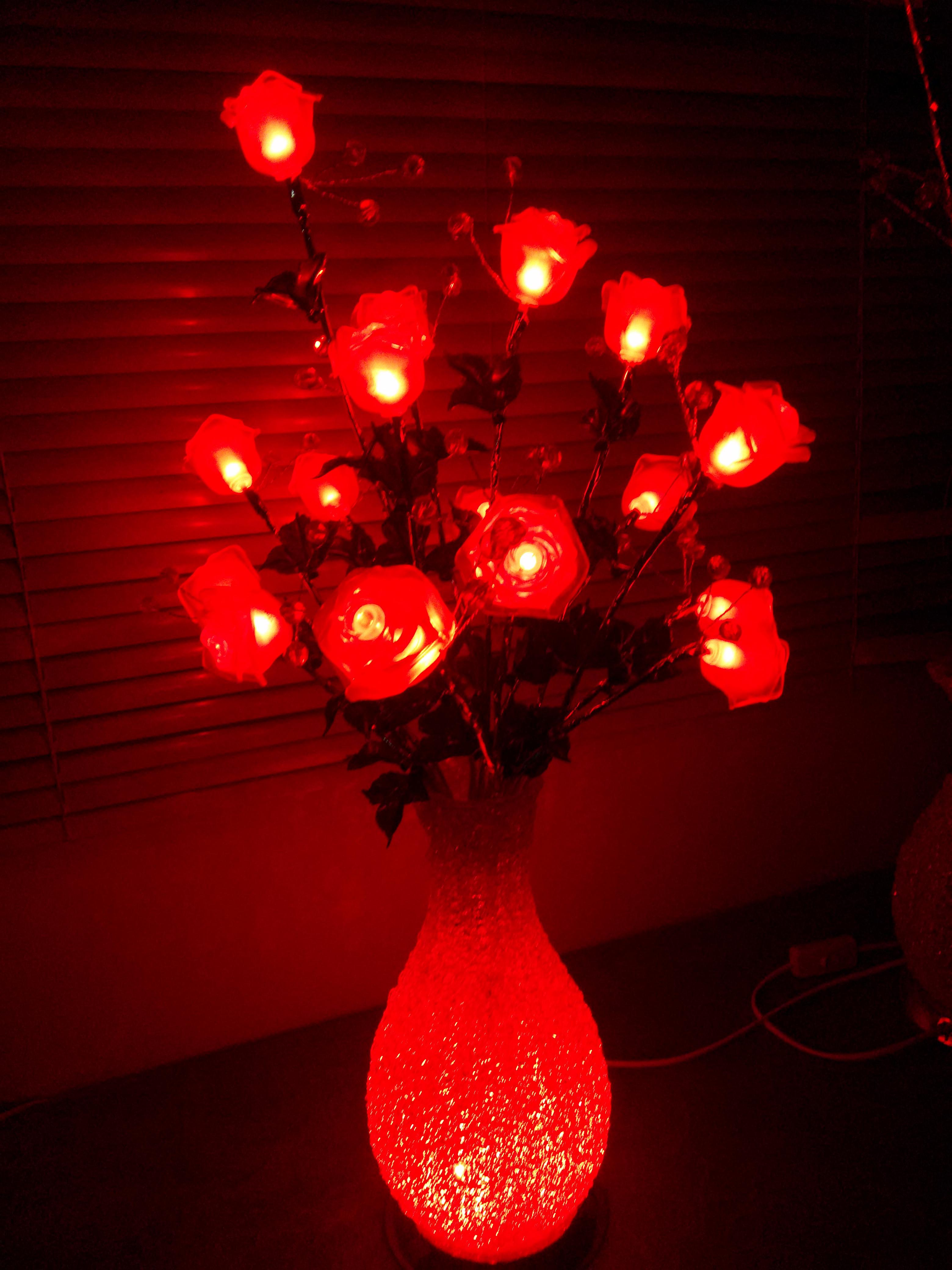 hot sell led flower vase light