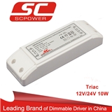 Triac dimmable led power supply 12V 10W with SAA TUV GS ETL