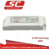 20W 24V 0-10V dimming led driver constant voltage