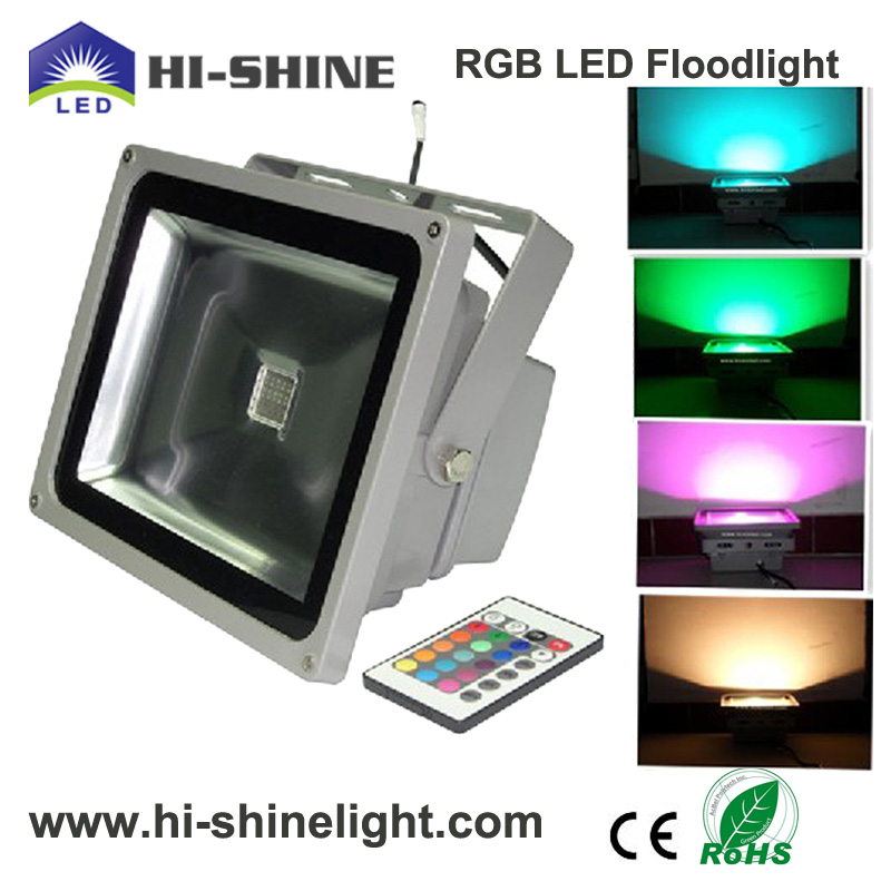 Good price and high quality flood light CE and ROSH led rgb flood light