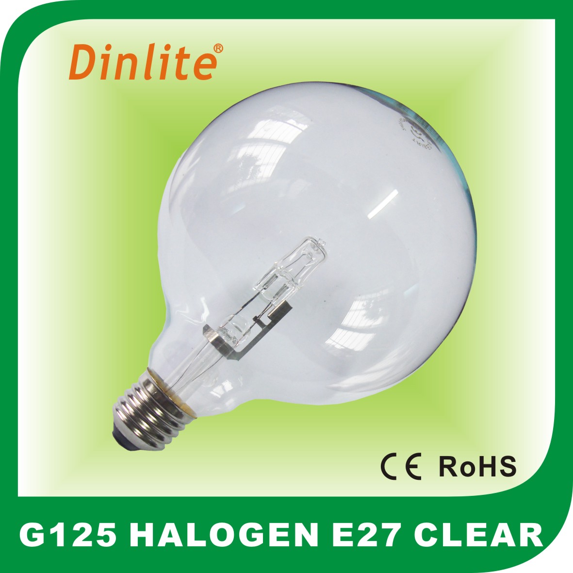 G125 E27 Clear Eco Halogen Bulb Suppliers