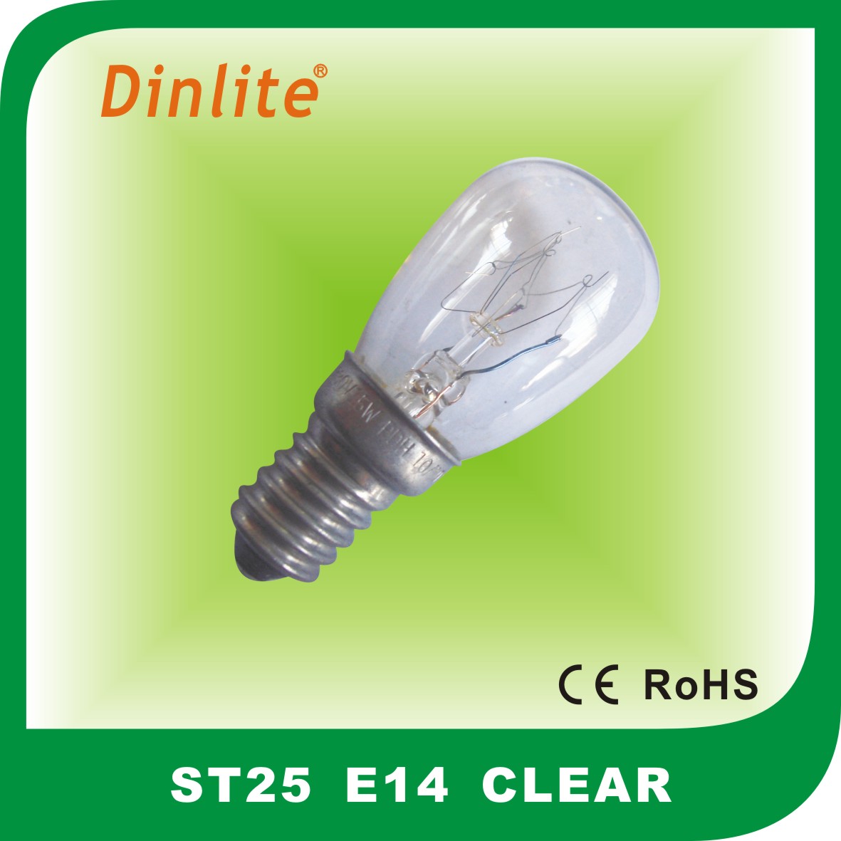 ST25 E14 Clear Light Bulb Signal Light for Oven Refrigerator