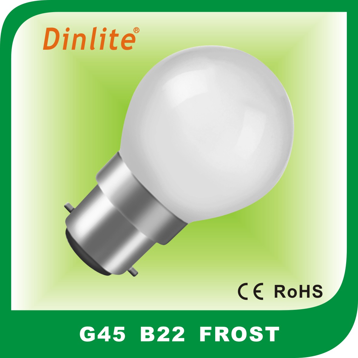 G45 B22 Globe Light Bulb Frosted for Household Decorative Use
