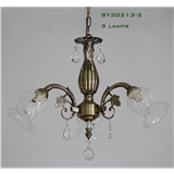 antique style aluminum chandelier